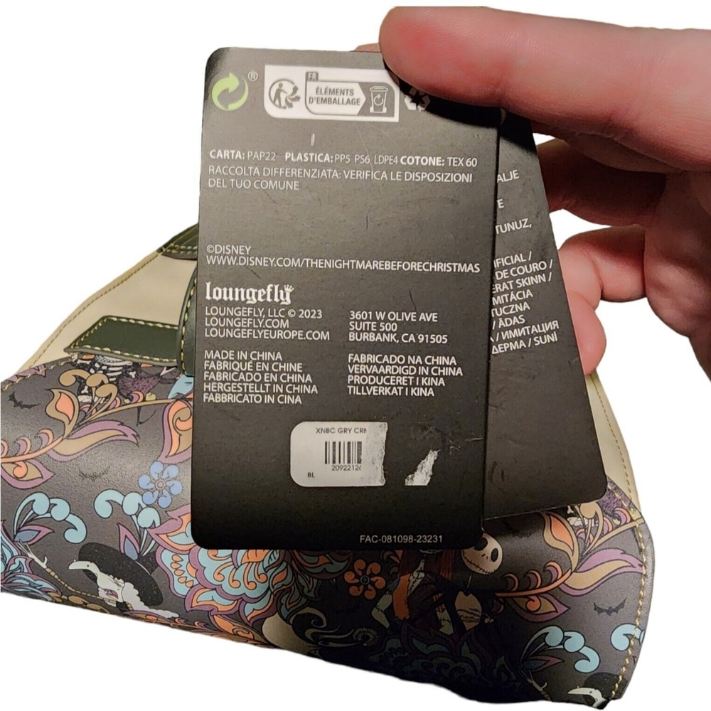 Loungefly x Boxlunch Nightmare Before Christmas floral mini backpack - Picture 9 of 9